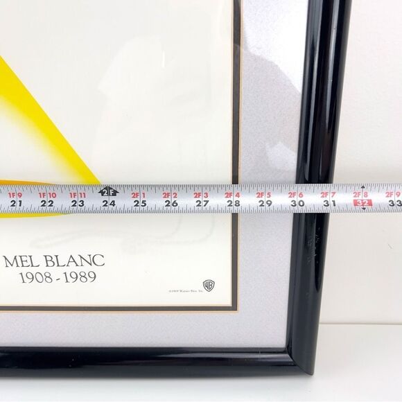 ORIGINAL Mel Blanc Speechless Looney Tunes 31X22 Framed Art Print Warner Bros - Picture 9 of 9